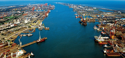 A view of Tianjin's ports