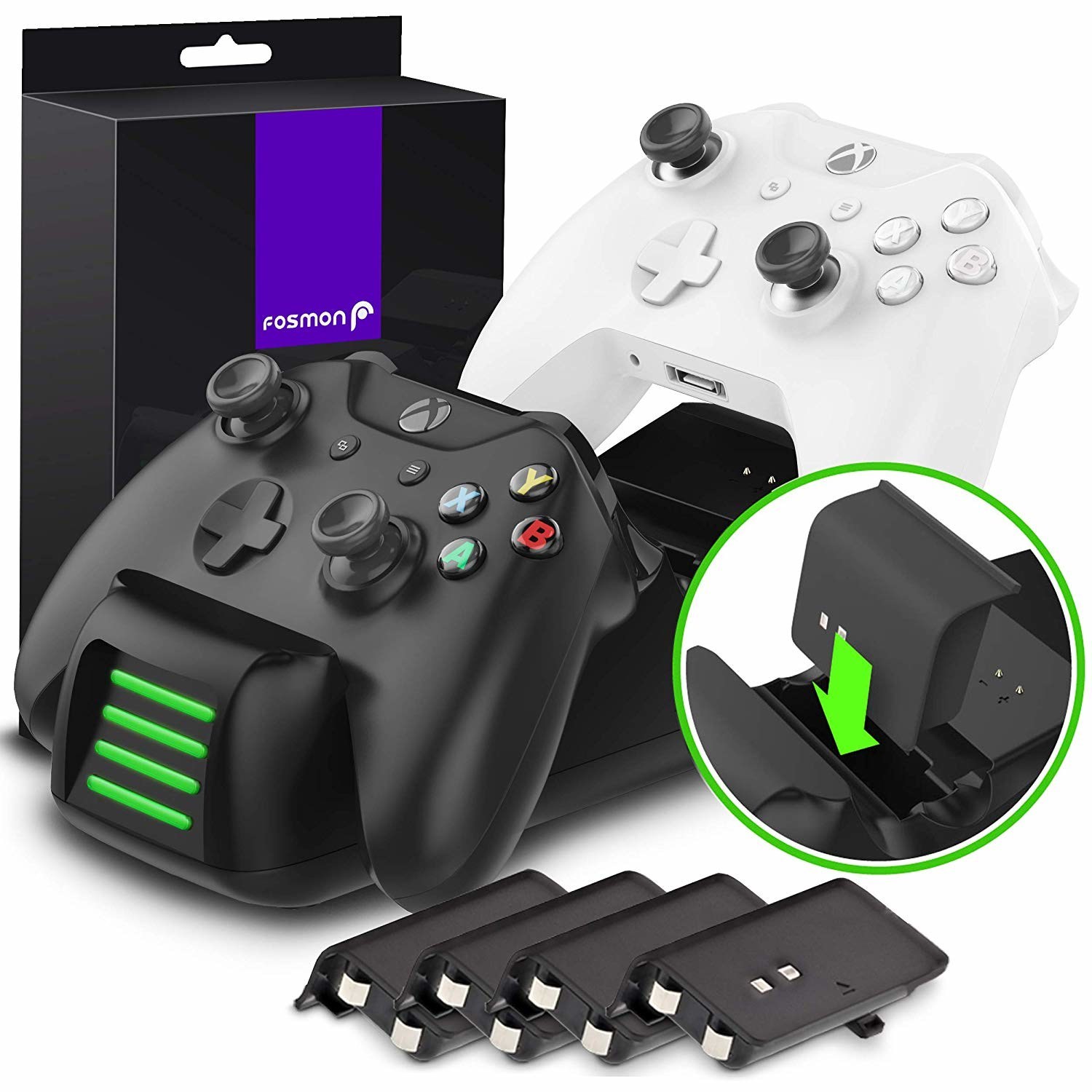 Fosmon Packs A Punch With Its Quad Pro Charging Station For Xbox