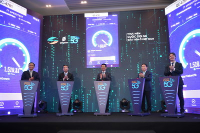 Speed test result shows Viettel’s 5G connection, which runs on Ericsson products and test devices, runs at 1.5-1.7 Gbps. (PRNewsfoto/Viettel Group)