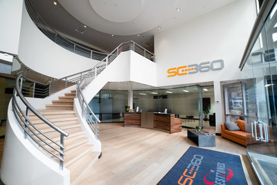 Reception area of SC 360, 2425 Pitfield Boulevard's main tenant. (CNW Group/BTB Real Estate Investment Trust)