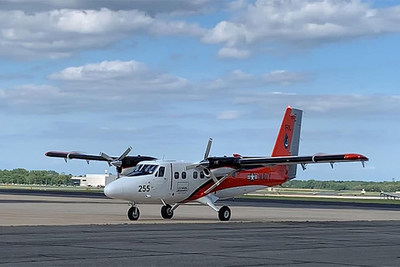 The U.S. Naval Research Laboratory’s exclusive science and technology research squadron, Scientific Development Squadron ONE (VXS-1), “Warlocks,” add the twin engine, Twin Otter aircraft to their versatile fleet, which include three NP-3C and P-3C Orions, an RC-12 King Air, and 12 TigerShark Unmanned Aircraft Systems. (U.S. Naval Research Laboratory) The U.S. Naval Research Laboratory’s exclusive science and technology research squadron, Scientific Development Squadron ONE (VXS-1), “Warlocks,” add the twin engine, Twin Otter aircraft to their versatile fleet, which include three NP-3C and P-3C Orions, an RC-12 King Air, and 12 TigerShark Unmanned Aircraft Systems. (U.S. Naval Research Laboratory)