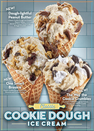 Cold Stone Creamery® Launches Three New Classic Cookie Dough Creations™ For Summer