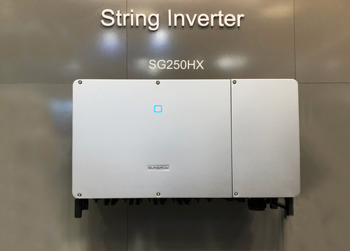 Sungrow 1500Vdc String Inverter SG250HX at Intersolar Europe
