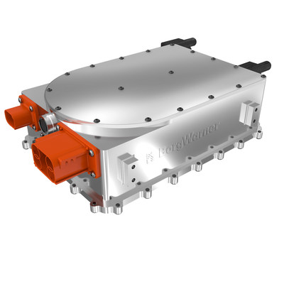 BorgWarner’s new Onboard Battery Charger converts AC electricity to DC for charging batteries in hybrid or electric vehicles.