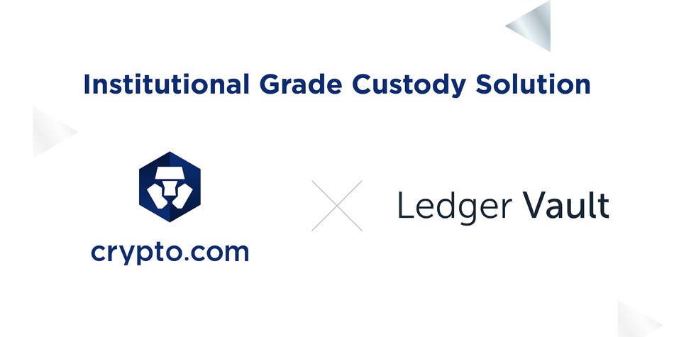 Crypto.com Integrates Ledger Vault Technology for Institutional Grade Custody Solution