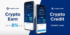 Crypto.com Launches Earn and Credit to Replace Your Bank Account