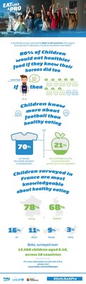 Infographic of the worldwide survey results conducted by Beko in 18 countries.