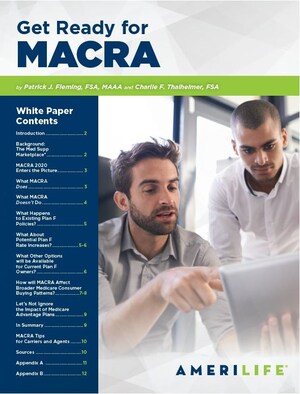 AmeriLife White Paper Highlights MACRA-Driven Opportunities for Medicare Supplement Carriers, Agents and Clients