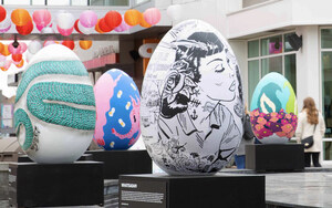 Eggspressionist Art, the only exhibition of its kind in Canada is extended through June 7!