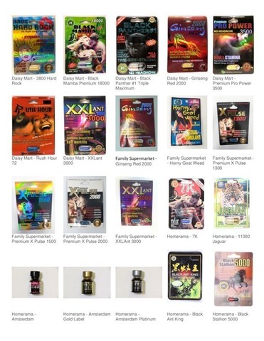 Information Update - Over 90 unauthorized sexual enhancement supplements and "poppers" seized eight Scarborough, Ontario, stores may pose serious health risks (CNW Group/Health Canada)