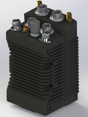 rendering of a combines Silvus SC4200 and IAS gateway module rendering of a combines Silvus SC4200 and IAS gateway module