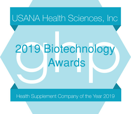 USANA wins the 2019 GHP Biotechnology award for Health Supplement Company of the Year