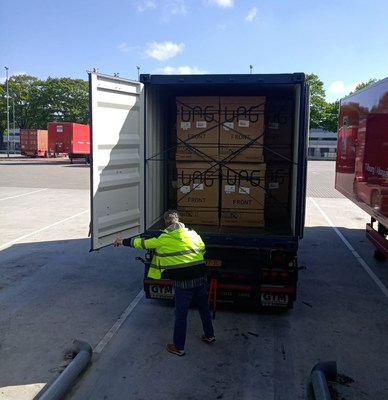 Seedo home cultivator units arrive at Holland logistics center