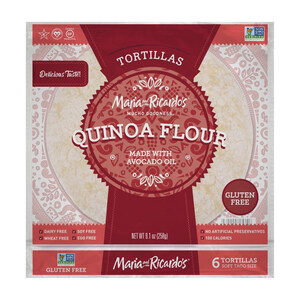 Maria and Ricardo's Launches Two New Tortillas Nationwide, Quinoa Flour Certified Gluten Free and Whole Wheat Plus