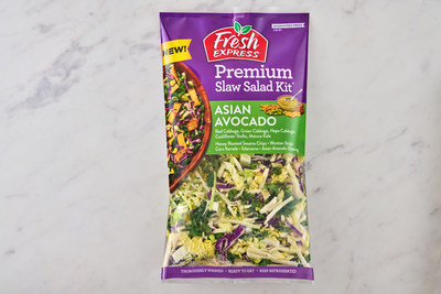 New Fresh Express Premium Asian Avocado Slaw Salad Kit.