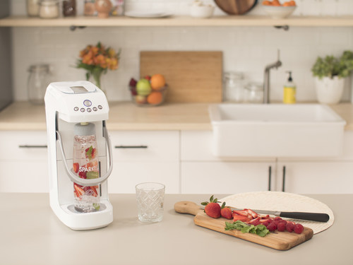 Spärkel, the innovative sparkling beverage system that infuses real ingredients and bubbles into drinks at the touch-of-a-button without a CO2 tank