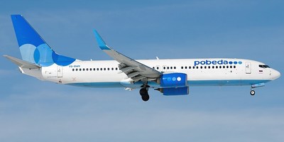 Pobeda Airlines's modern and comfortable Boeing 737-800 NG