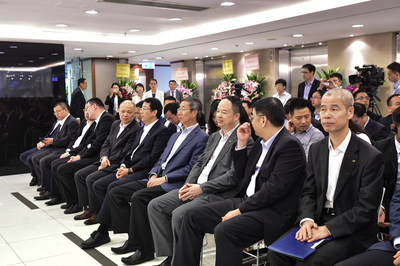 Reunión de los invitados en la ceremonia de inauguración (PRNewsfoto/GAC Motor)