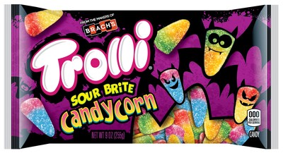 Sour Brite Candy Corn is launching this Halloween, rocket-launching candy corn into the 21st century with Trolli’s signature dual-colors and flavors married with candy corn’s ubiquitous shape and texture.
