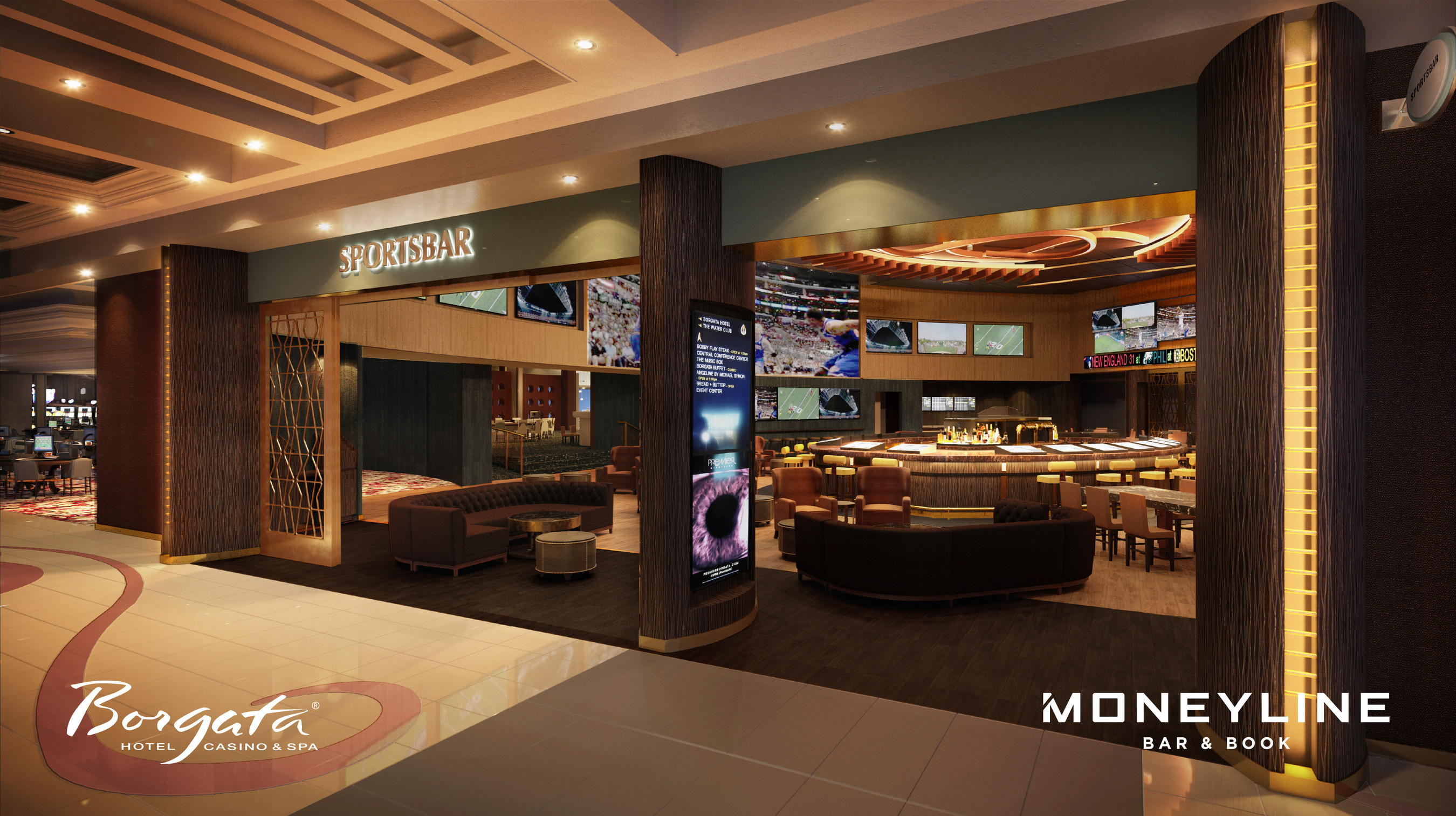 Borgata Hotel Casino Spa Announces Debut Of Moneyline Bar Book