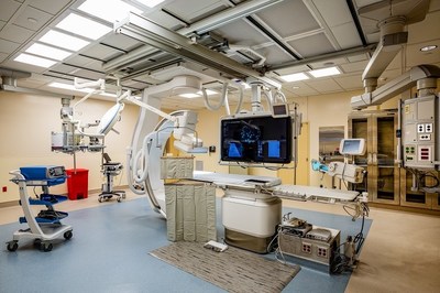 Hybrid operating room at the new Heart and Vascular Institute at St. Mary's Medical Center.