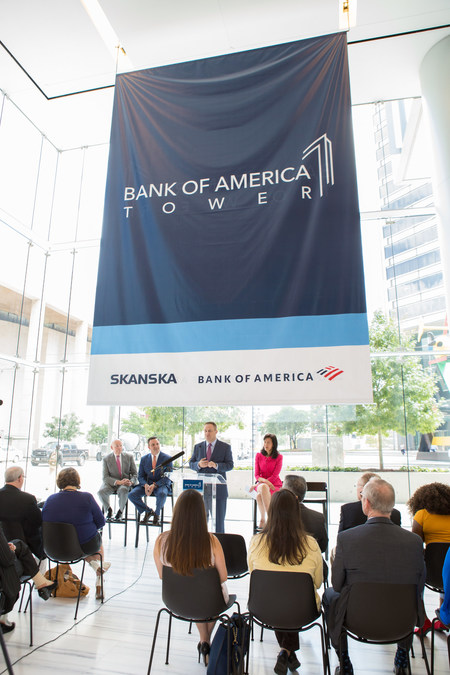 Skanska And Bank Of America Announce Renaming Of Capitol Tower To