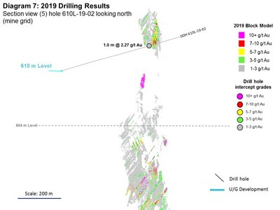 Diagram 7: 2019 Drilling Results (CNW Group/Rubicon Minerals Corporation)