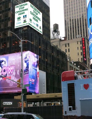 Hemp Industries Association® Launches "Hemp Is Legal" Campaign in Times Square