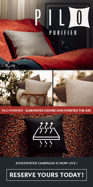 PILO: The World's First Odor-Eliminating, Air-Purifying Throw Pillow