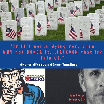 GreenZone Hero, Honor Freedom www.GreenZoneHero.com
