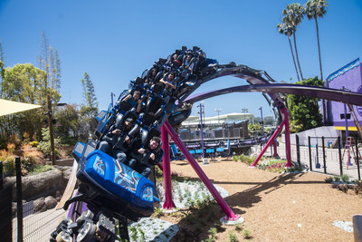 SeaWorld San Diego guests are feeling the power of the ocean this summer with the launch of the park's all-new Tidal Twister roller coaster.  This horizontal, figure-8, dueling coaster?the first of its kind in the world?opened the public on May 24.