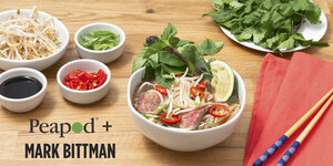 Dinner (For Everyone) Is Served! Peapod Celebrates Mark Bittman's New Cookbook With Click-To-Cart Shoppable Recipes And An Exclusive Fast Pho Meal Kit