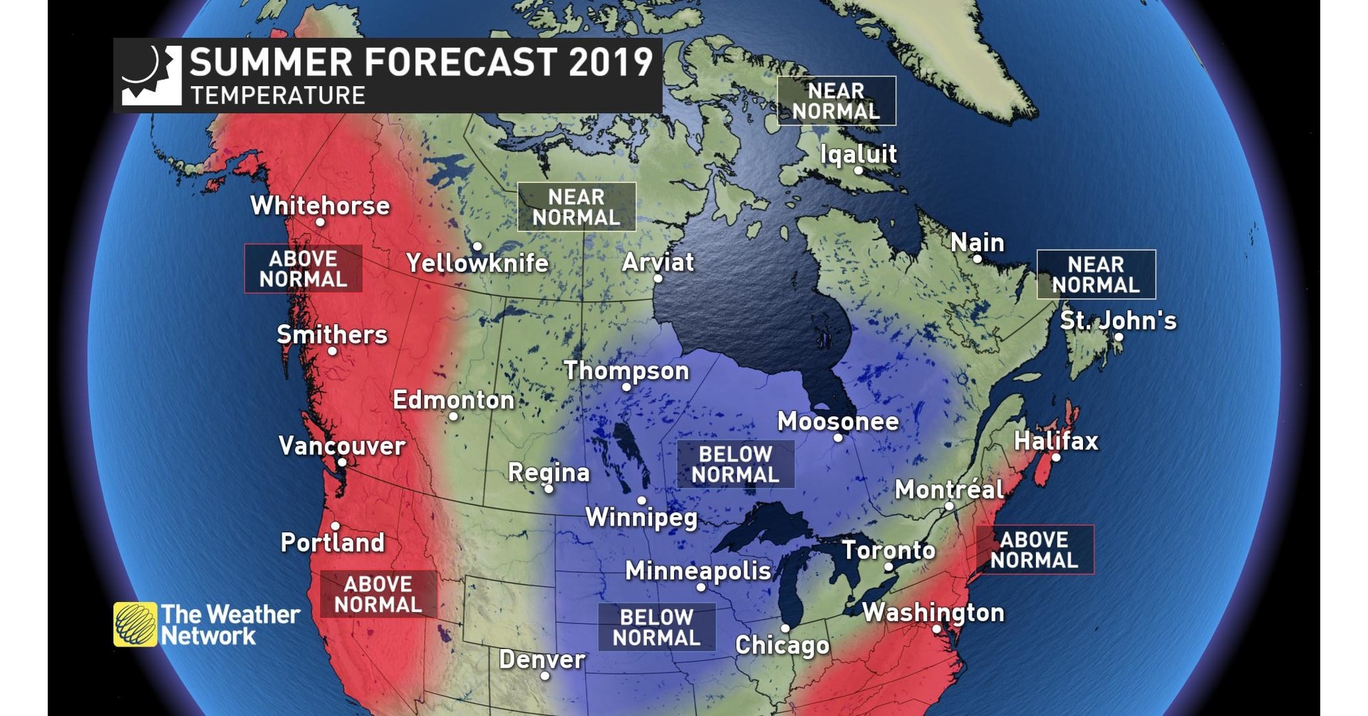 The Weather Network's Summer 2019 Forecast