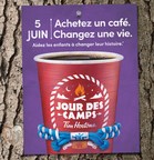 Lors du Jour des camps Tim Hortons®, votre café peut contribuer à changer une vie