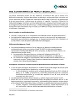 Biosimilars Fact Sheet French (Groupe CNW/Merck Canada inc.)