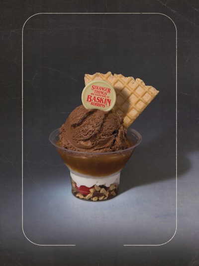 The Upside Down Sundae, featuring the Upside Down Pralines Flavor of the Month, is just one of the Stranger Things that is happening at Baskin-Robbins this summer. For more information, visit www.BaskinRobbins.com.