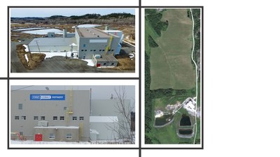 Figure 2 - Exterior and property footprint of the First Cobalt Refinery (CNW Group/First Cobalt Corp.)