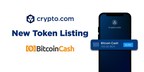 Crypto.com Lists Bitcoin Cash (BCH)