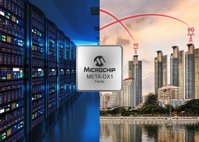Microchip's META-DX1 uniquely combines 100 GbE, 400 GbE, FlexE, nanosecond timestamping accuracy and MACsec security engine in a single chip with terabit capacity. Microchip's META-DX1 uniquely combines 100 GbE, 400 GbE, FlexE, nanosecond timestamping accuracy and MACsec security engine in a single chip with terabit capacity.