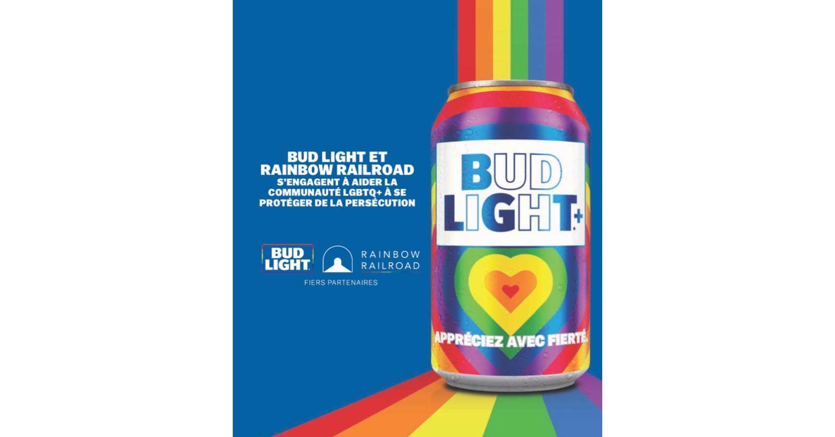 Bud Light Canada célèbre la Fierté avec ses aux couleurs de l