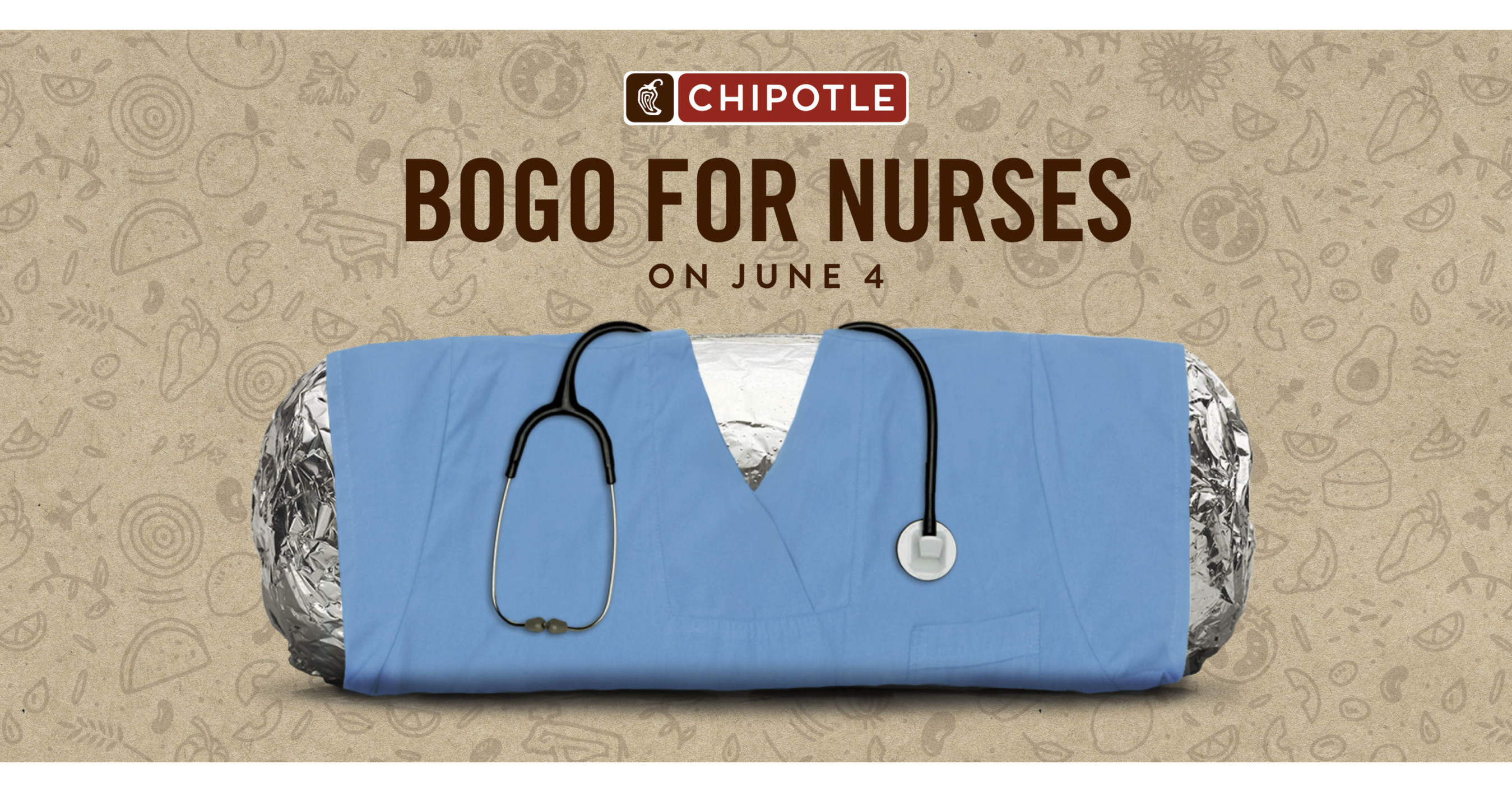 Free Burritos Chipotle Honors Nurses with OneDay BOGO On June 4