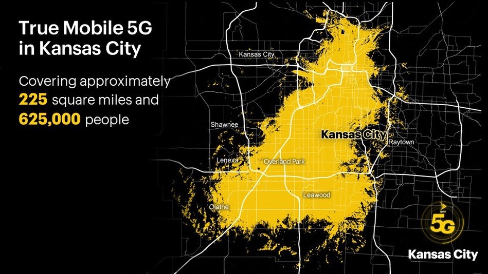 The next generation of wireless service is here, covering approximately 225 square miles and 625,000 people from downtown Kansas City to Overland Park