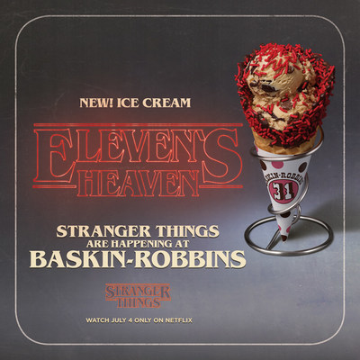 BR's featured flavour - Eleven's Heaven (CNW Group/Baskin Robbins)