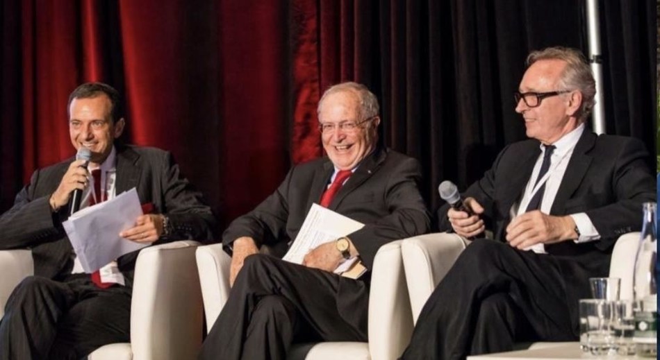 Pictured (left to right): Giuseppe Ambrosio, President, Monaco Single & Multi-Family Office International Association, Monaco; H.E. Bernard Fautrier, Vice President & CEO, The Prince Albert II of Monaco Foundation, Monaco; Mungo Park, Chairman, Innovator Capital & Co-Founder, CleanEquity, Monaco.