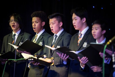 Harrow Beijing Students Performs at School Concert.
