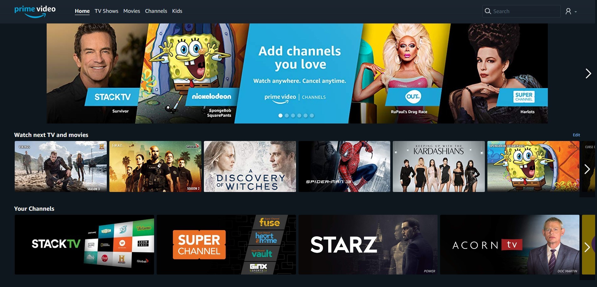 Amazon To Launch Prime Video Channels For Canada