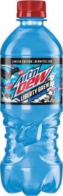 MTN DEW is also releasing LIBERTY BREW, a blend of 50 different signature flavors combined in a limited-edition DEW.