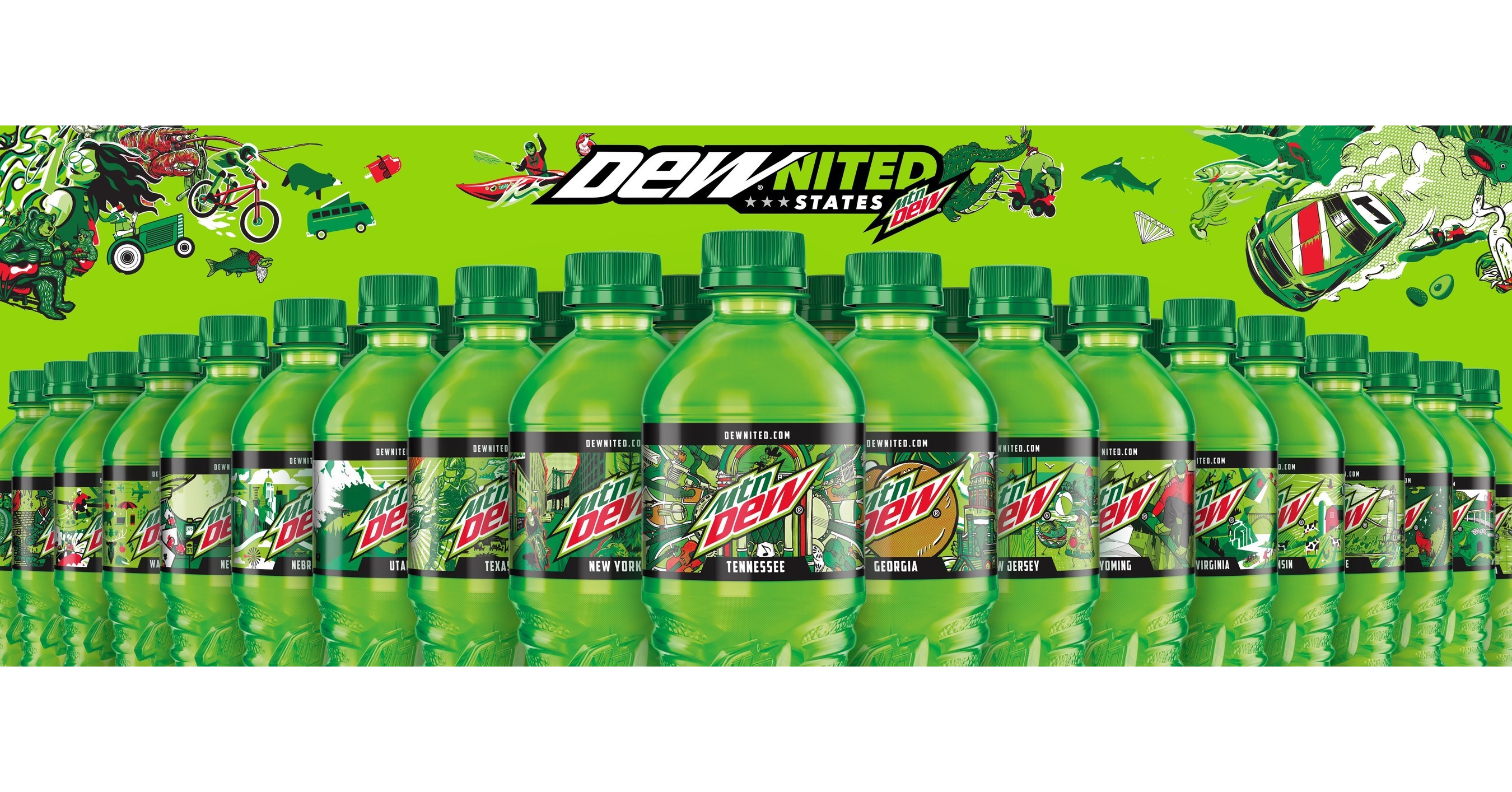 2019 Mountain Dew Collectible State Texas Bottle Empty