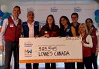 Lowe's Canada and its banners present $1,125,000 to Children's Miracle Network and Opération Enfant Soleil
