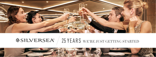 Î‘Ï€Î¿Ï„Î­Î»ÎµÏƒÎ¼Î± ÎµÎ¹ÎºÏŒÎ½Î±Ï‚ Î³Î¹Î± Silversea celebrates Silver Jubilee in 2019